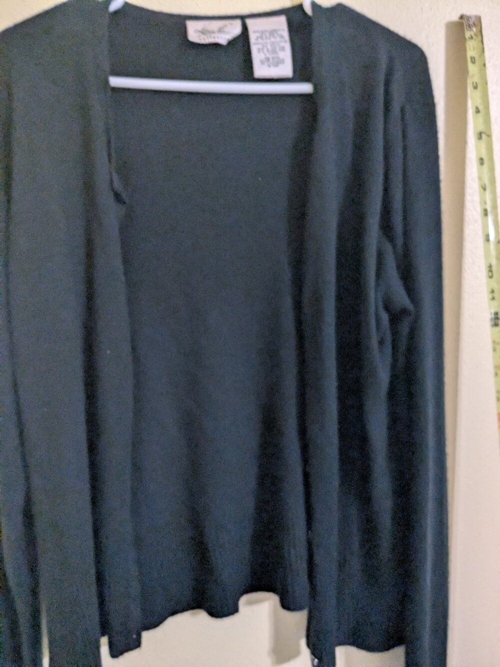 Black sweater.